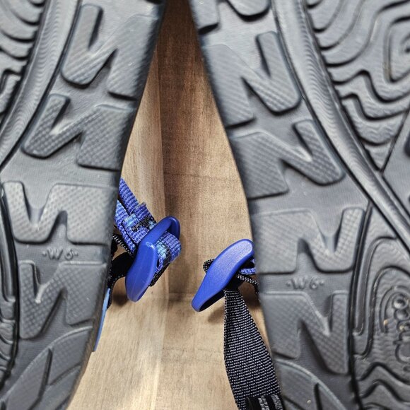 Chaco Womans Size 6 Z/Volv X2 Sandals Strappy Black Blue Shoes - Picture 11 of 11